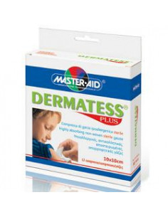 Dermatess plus*12 compresse 10x10cm