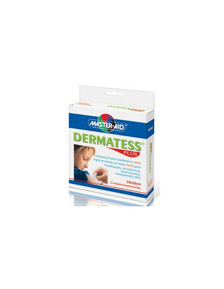 Dermatess plus*12 compresse 10x10cm