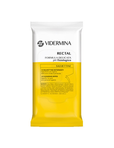 Vidermina rectal salviette15pz