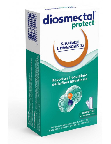 Diosmectal protect 8 bustine orosolubili