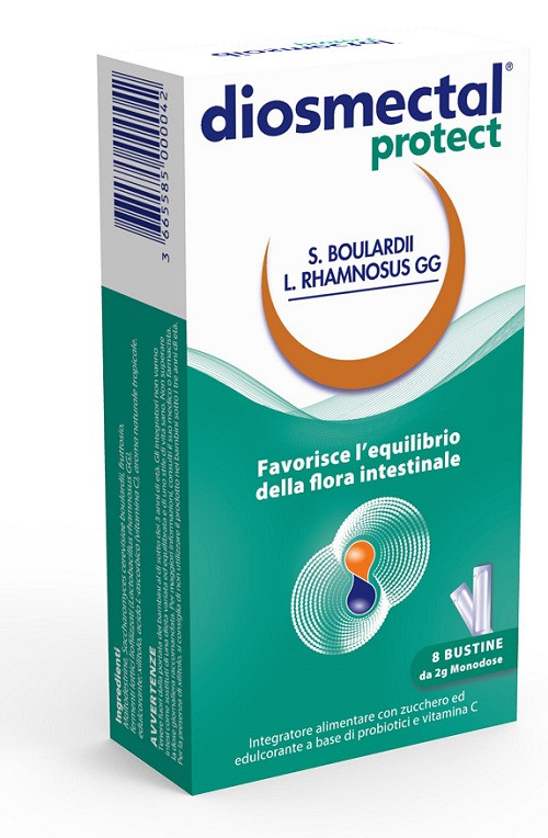 Diosmectal protect 8 bustine orosolubili