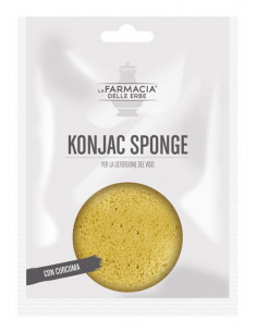 Fde konjac sponge curcuma viso 1 pezzo