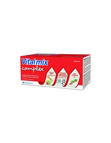 Vitalmix complex azione tonificante e antiossidante 12 flaconi 12ml