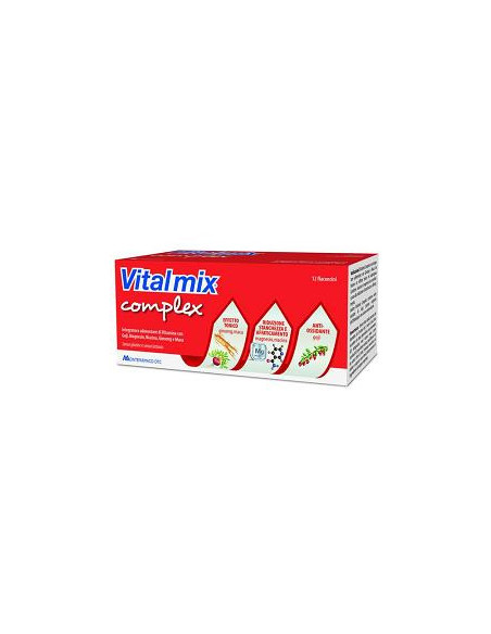 Vitalmix complex azione tonificante e antiossidante 12 flaconi 12ml