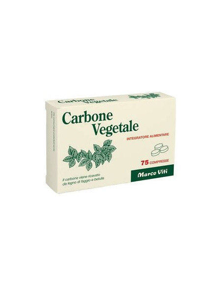 Marco Viti carbone vegetale 75 compresse