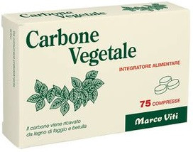 Marco Viti carbone vegetale 75 compresse