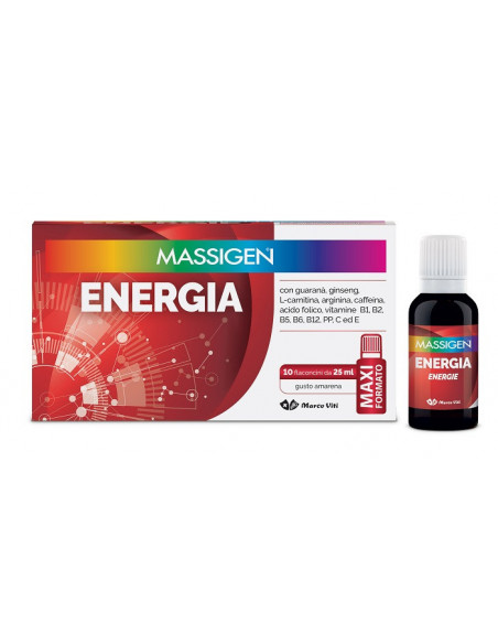 Marco viti massigen energia 10flaconcini 25ml