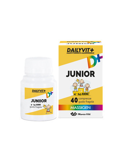 Dailyvit+ junior multivitaminico 40compresse masticabili