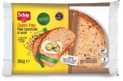 Schar pane casereccio ai semi senza glutine 250g