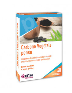 Carbone vegetale pensa 40 compresse