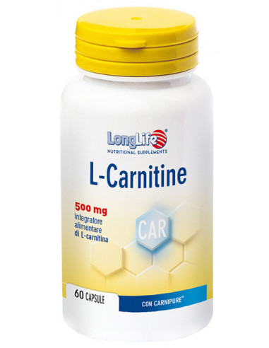 Longlife l-carnitine integratore energetico 60 capsule