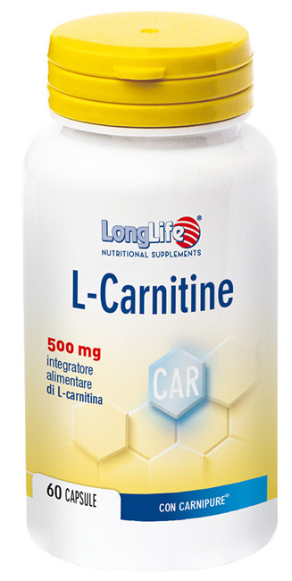 Image of Longlife l-carnitine integratore energetico 60 capsule cod085