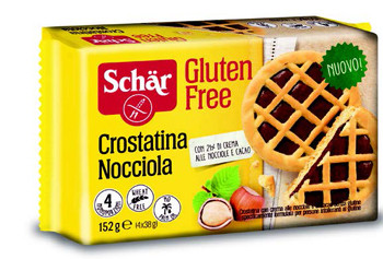Image of Schar crostatina nocciola 4monoporzionix38g senza glutine cod085