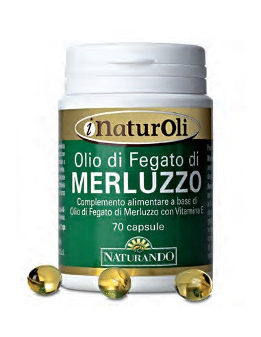 I naturoli olio di fegato merluzzo antiossidante 70 capsule