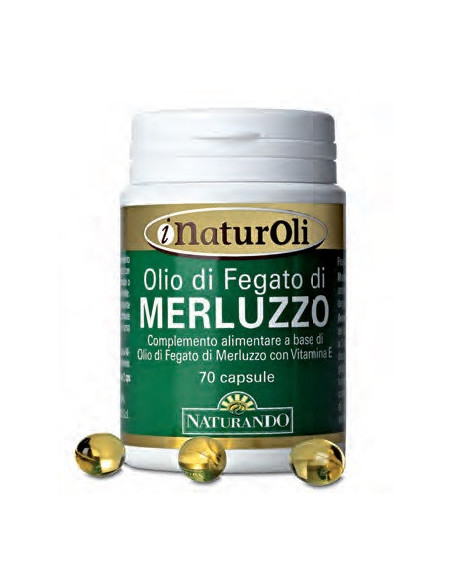I naturoli olio di fegato merluzzo antiossidante 70 capsule