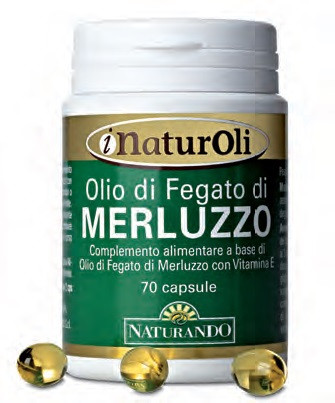 I naturoli olio di fegato merluzzo antiossidante 70 capsule