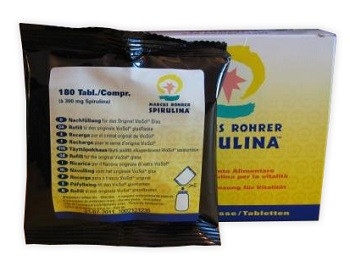 Spirulina marcus rohrer ricarica integratore 180 compresse