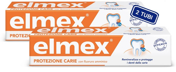 Elmex protezione carie 2x75ml