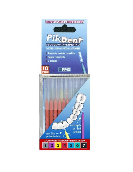 Pikdent stuzzicolino 4 ro 10pz