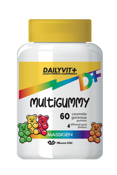 Image of Dailyvit multigummy caramelle gommose multivitaminiche 60 pezzi cod085