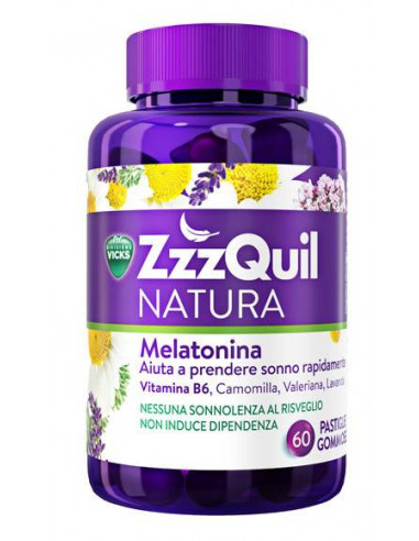 Vicks zzzquil natura melatonina 60 pastiglie