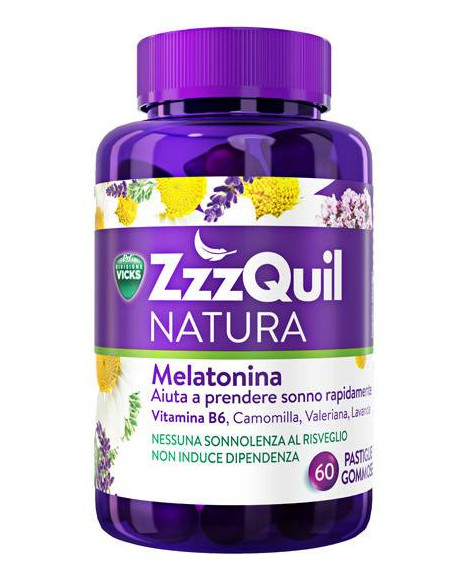 Vicks zzzquil natura melatonina 60 pastiglie