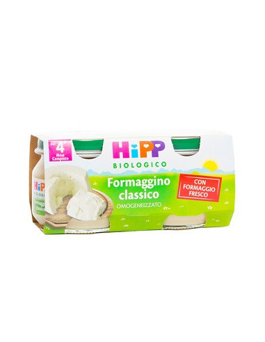 Hipp bio omogenezizzato formaggino classico 2vasettix80g