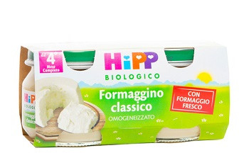 Hipp bio omogenezizzato formaggino classico 2vasettix80g
