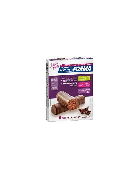 Pesoforma barr ciocc latte 12p