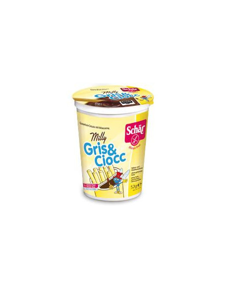 Schar milly gris&ciocc grissini e crema al cacao 52g