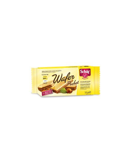 Schar wafer pocket nocciola senza glutine 50g