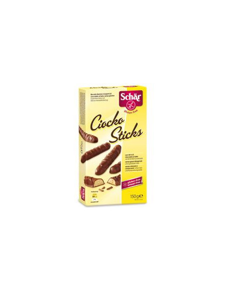Schar ciocko stick 150g biscotti ricoperti di cioccolato senza glutine