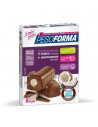 Pesoforma barrette al cioccolato cuore cocco 12 pezzi