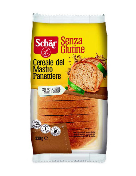 Schar cereale mastro panettiere pane senza glutine 330g