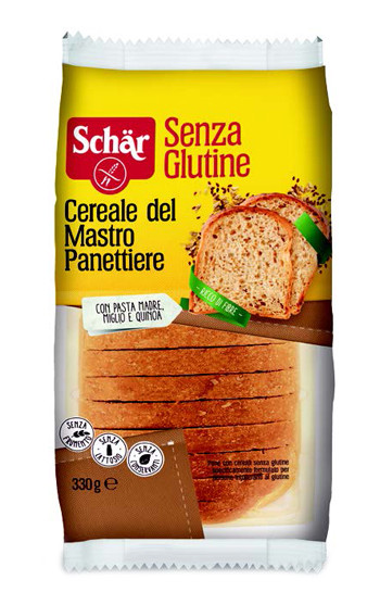 Schar cereale mastro panettiere pane senza glutine 330g
