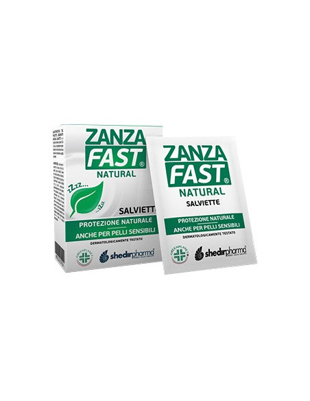 Zanzafast natural salviet 10pz