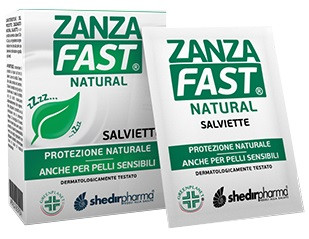 Zanzafast natural salviet 10pz