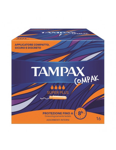 Tampax compak super plus 16pz