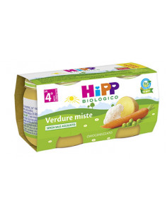 Hipp bio omogeneizzato verdure miste 2vasettix80g