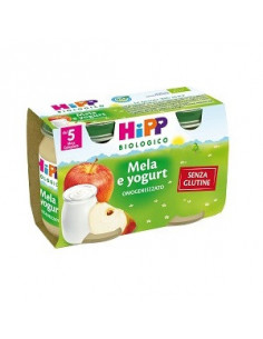Hipp bio omogeneizzato mela yogurt 2vasettix125g