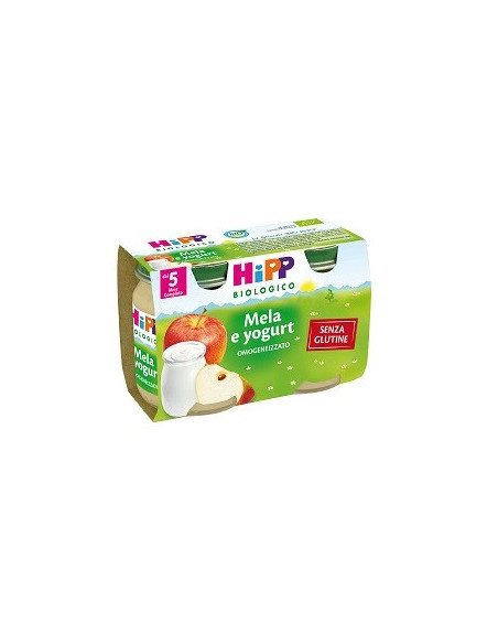 Hipp bio omogeneizzato mela yogurt 2vasettix125g