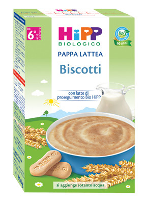 Hipp bio pappa lattea biscotti 250g