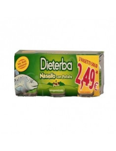 Dieterba omog nasello 3pz 80g