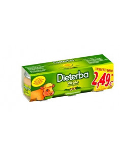 Dieterba omog vitello 3pz 80g