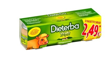 Dieterba omog vitello 3pz 80g