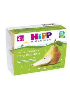Hipp bio frutta grattuggiata pera 4vasettix100g