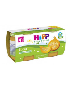 Hipp bio omogeneizzato zucca 2vasettix80g