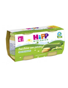 Hipp bio omogeneizzato zucchine con patate 2vasettix80g