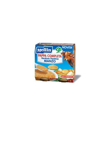 Mellin pappa compl manzo2x250g