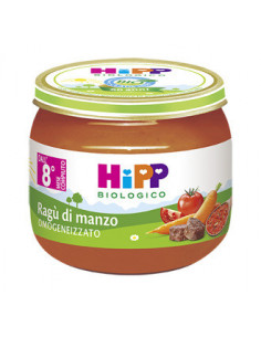 Hipp bio sugo ragu manzo 2vasettix80g